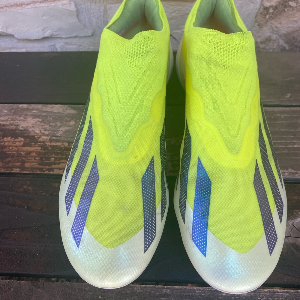 Adidas Crazy Fast Neon Green and Orange Soccer Cleats Size 8